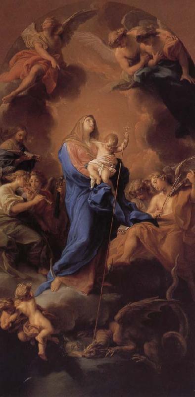 Pompeo Batoni And the glory of Our Lady of El Nino oil painting image